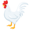 Rooster emoji on Messenger